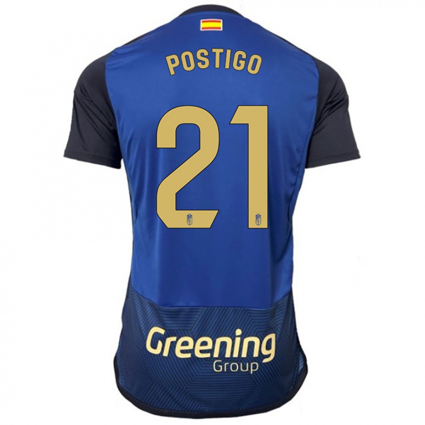 Gyermek Postigo #21 Haditengerészet Idegenbeli Jersey 2023/24 Mez Póló Ing