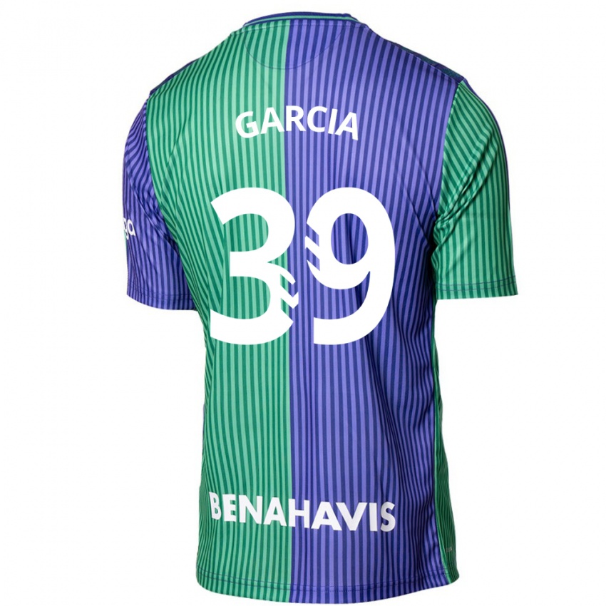 Gyermek Claudia García #39 Zöldes-Kék Idegenbeli Jersey 2023/24 Mez Póló Ing