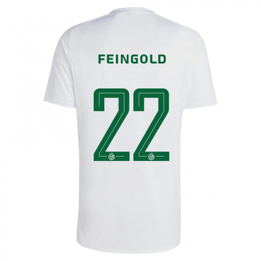 Gyermek Ilay Feingold #22 Zöldes-Kék Idegenbeli Jersey 2023/24 Mez Póló Ing