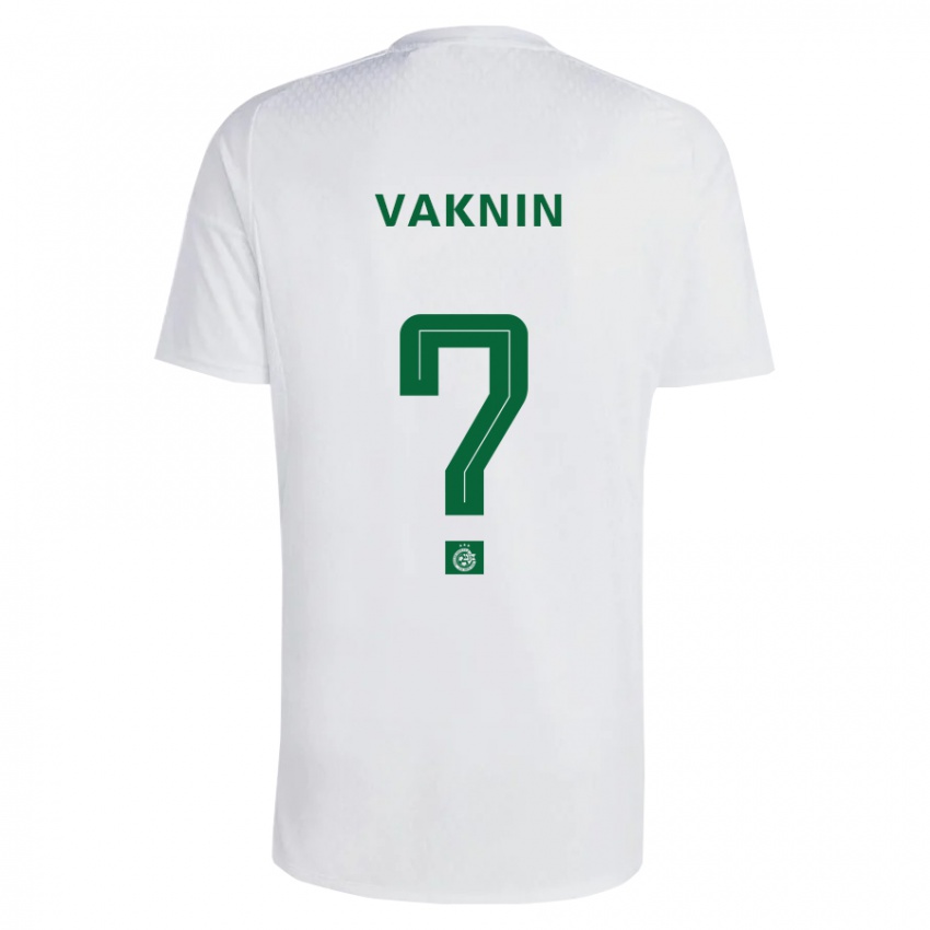 Gyermek Raz Vaknin #0 Zöldes-Kék Idegenbeli Jersey 2023/24 Mez Póló Ing