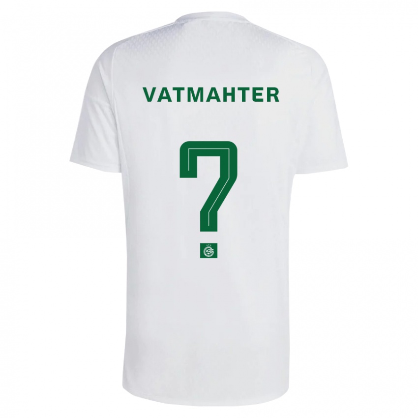 Gyermek Liam Vatmahter #0 Zöldes-Kék Idegenbeli Jersey 2023/24 Mez Póló Ing