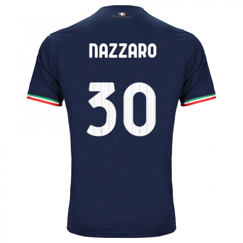 Gyermek Marco Nazzaro #30 Haditengerészet Idegenbeli Jersey 2023/24 Mez Póló Ing