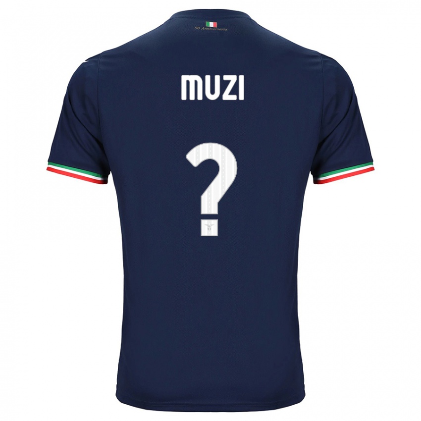 Gyermek Pietro Muzi #0 Haditengerészet Idegenbeli Jersey 2023/24 Mez Póló Ing