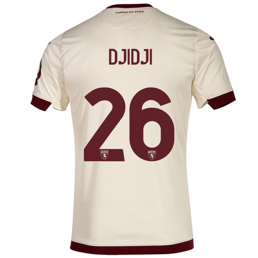 Gyermek Koffi Djidji #26 Pezsgő Idegenbeli Jersey 2023/24 Mez Póló Ing