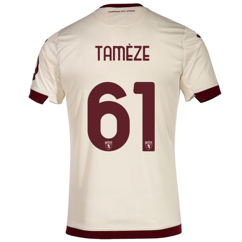 Gyermek Adrien Tamèze #61 Pezsgő Idegenbeli Jersey 2023/24 Mez Póló Ing