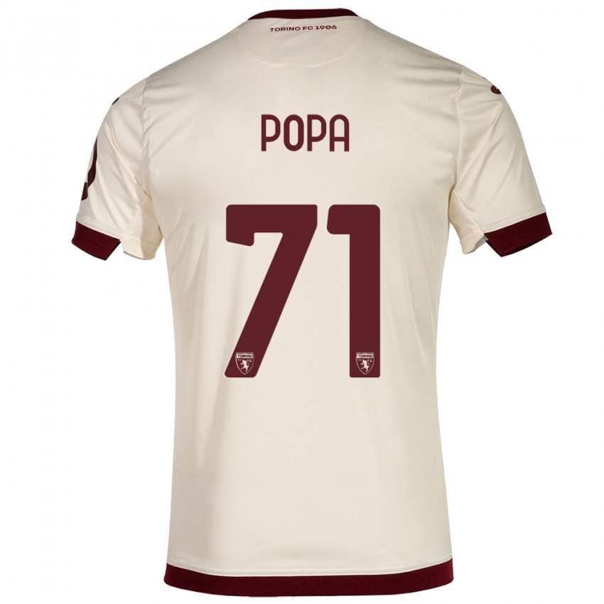 Gyermek Mihai Popa #71 Pezsgő Idegenbeli Jersey 2023/24 Mez Póló Ing