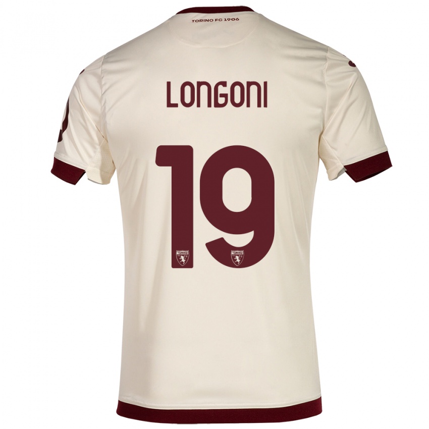 Gyermek Marco Longoni #19 Pezsgő Idegenbeli Jersey 2023/24 Mez Póló Ing