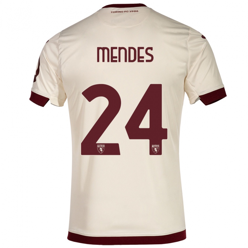 Gyermek Rodrigo Mendes #24 Pezsgő Idegenbeli Jersey 2023/24 Mez Póló Ing