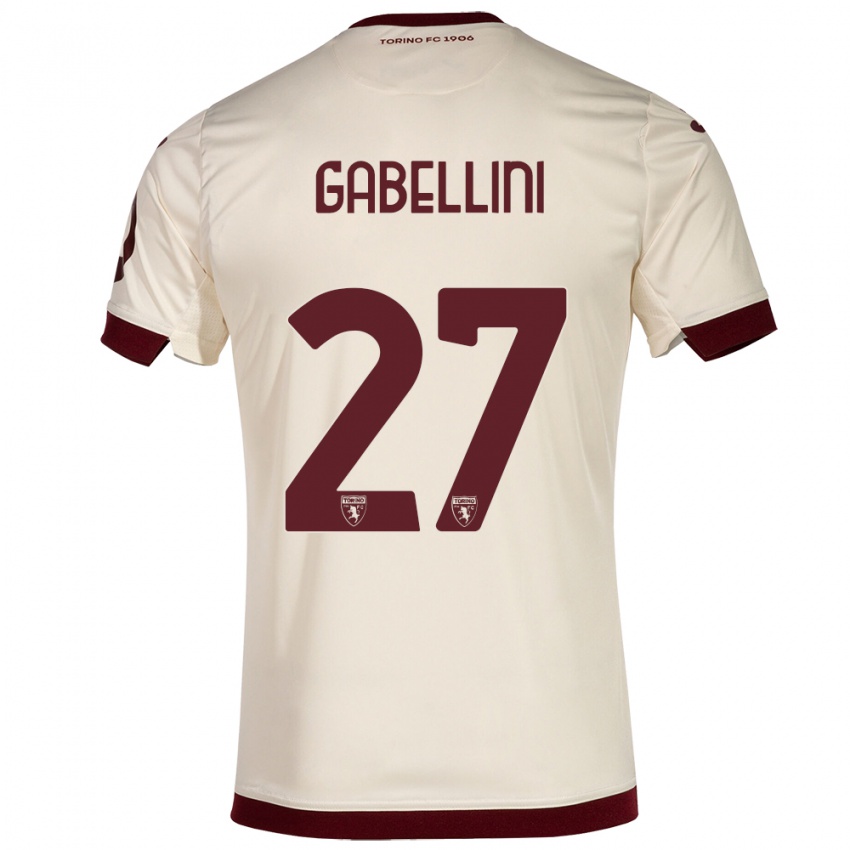 Gyermek Tommaso Gabellini #27 Pezsgő Idegenbeli Jersey 2023/24 Mez Póló Ing