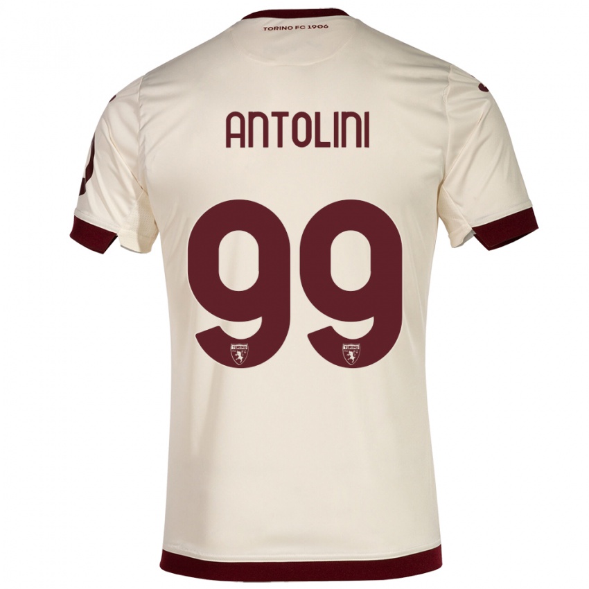 Gyermek Jacopo Antolini #99 Pezsgő Idegenbeli Jersey 2023/24 Mez Póló Ing