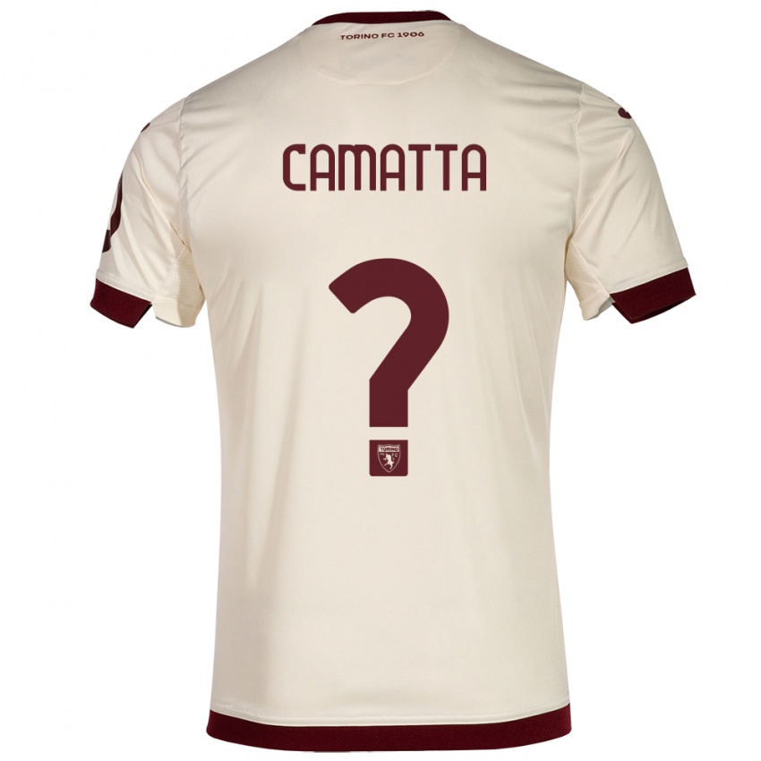 Gyermek Alessandro Camatta #0 Pezsgő Idegenbeli Jersey 2023/24 Mez Póló Ing