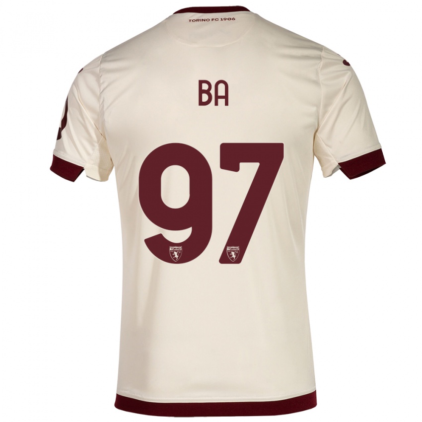 Gyermek El-Hadji Ba #97 Pezsgő Idegenbeli Jersey 2023/24 Mez Póló Ing