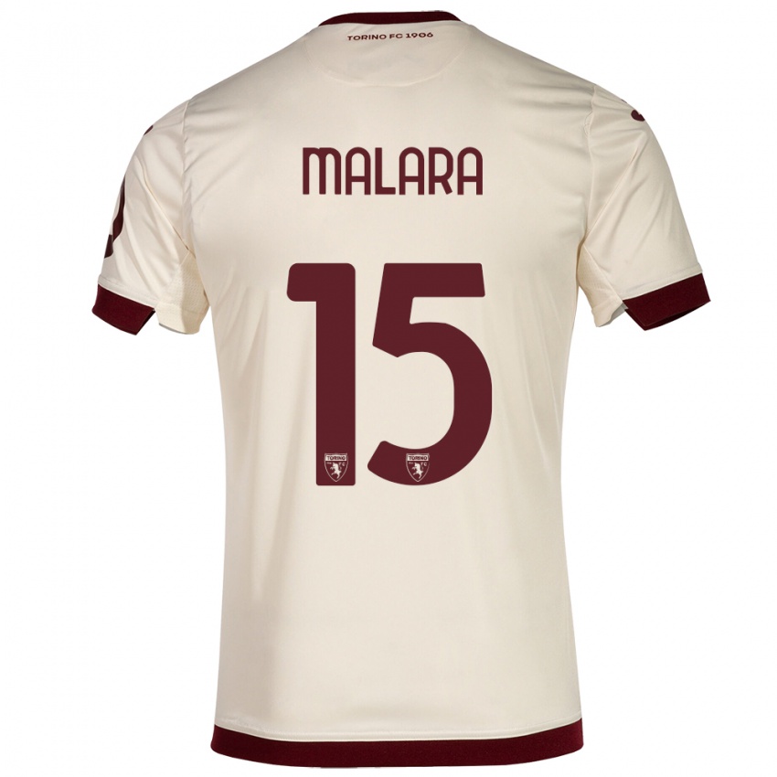 Gyermek Sara Malara #15 Pezsgő Idegenbeli Jersey 2023/24 Mez Póló Ing