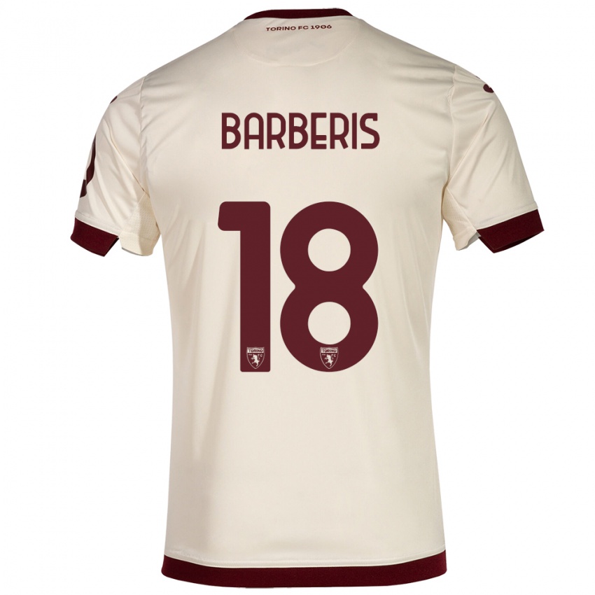 Gyermek Laura Barberis #18 Pezsgő Idegenbeli Jersey 2023/24 Mez Póló Ing