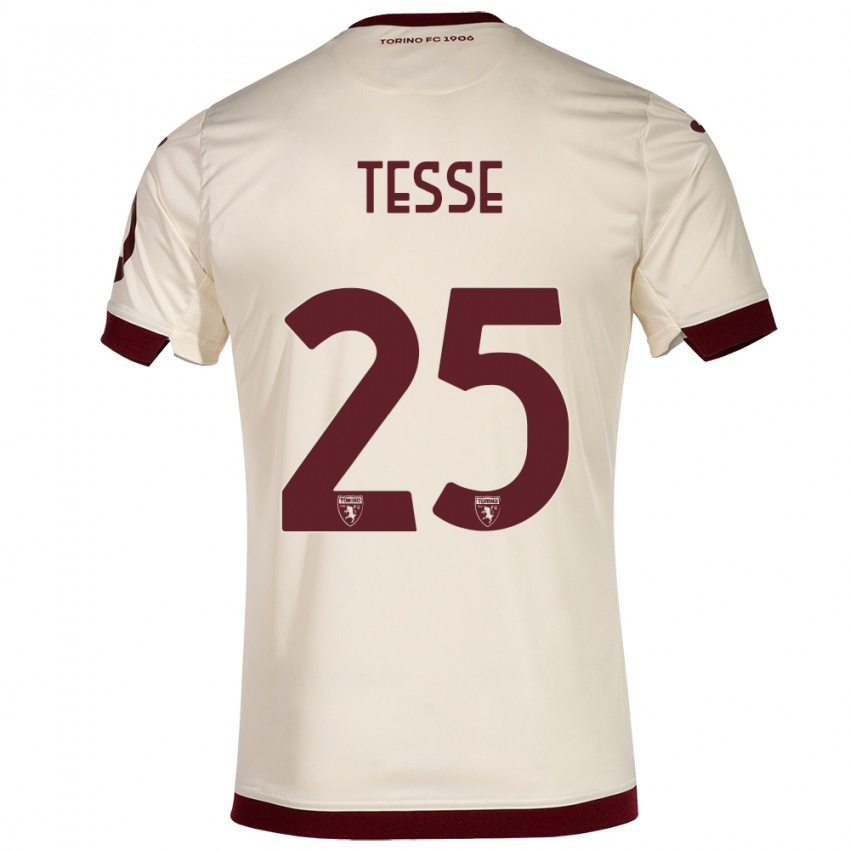 Gyermek Manuela Tesse #25 Pezsgő Idegenbeli Jersey 2023/24 Mez Póló Ing