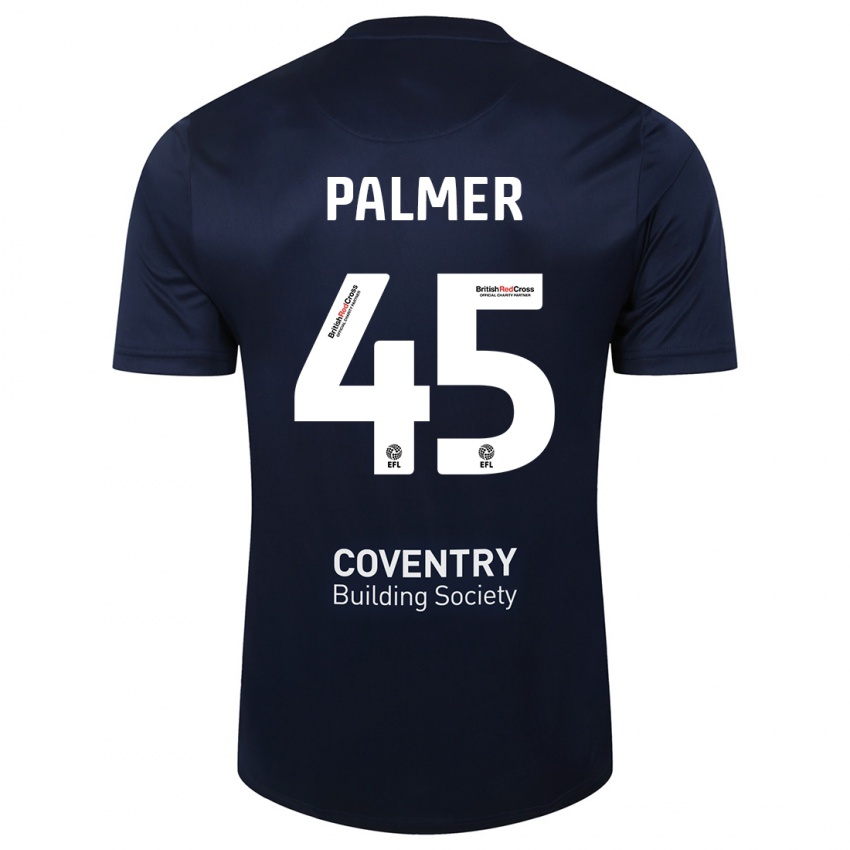 Gyermek Kasey Palmer #45 Vörös Haditengerészet Idegenbeli Jersey 2023/24 Mez Póló Ing