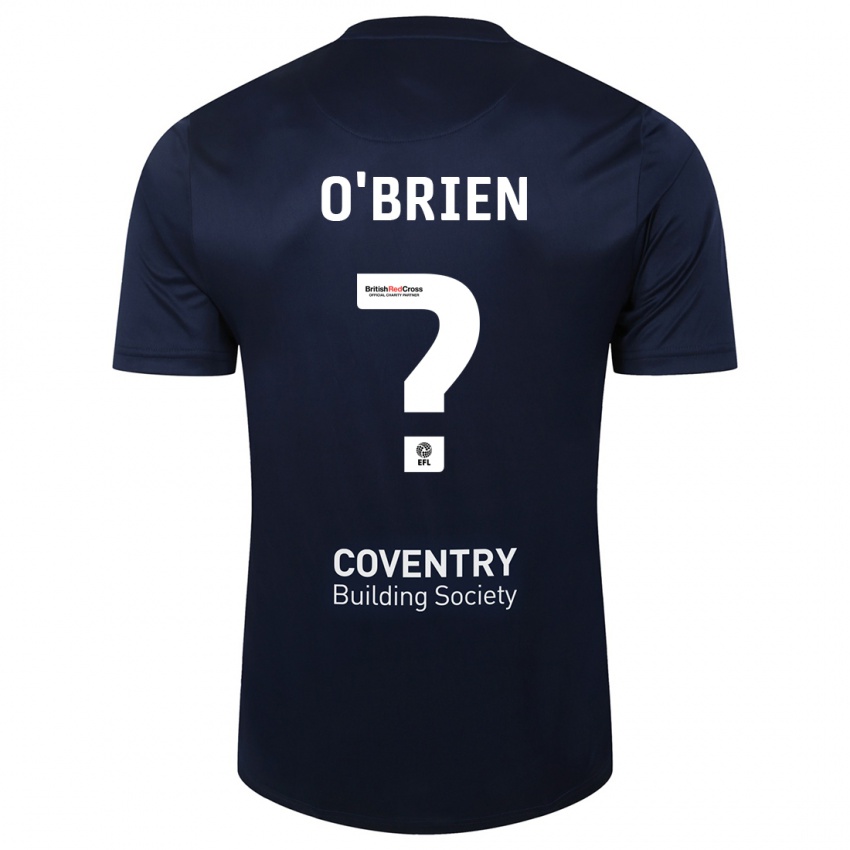 Gyermek Fionn O'brien #0 Vörös Haditengerészet Idegenbeli Jersey 2023/24 Mez Póló Ing