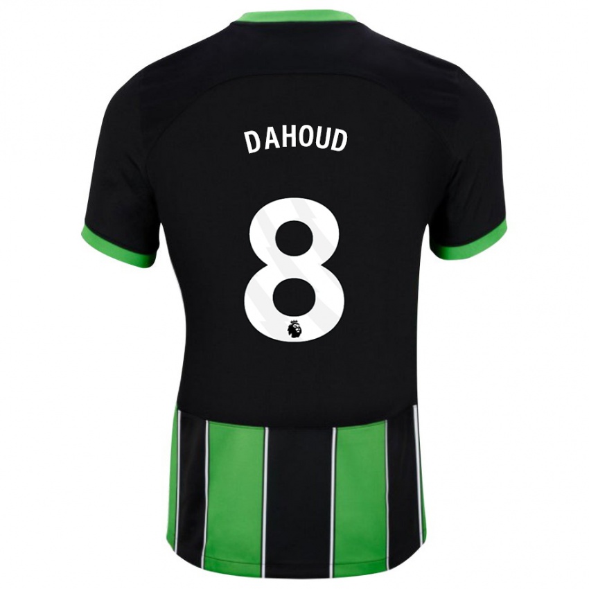 Gyermek Mahmoud Dahoud #8 Fekete Zöld Idegenbeli Jersey 2023/24 Mez Póló Ing