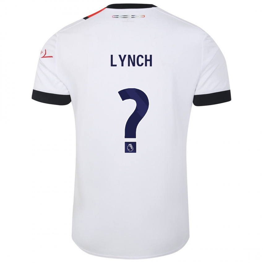 Gyermek Oliver Lynch #0 Fehér Idegenbeli Jersey 2023/24 Mez Póló Ing