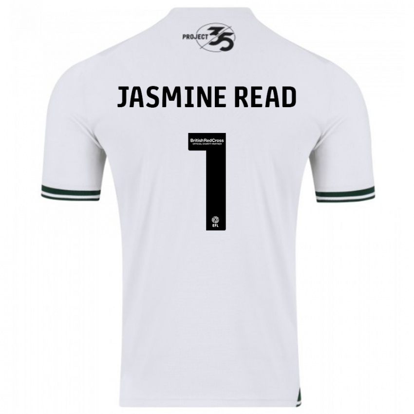 Gyermek Jasmine Read #1 Fehér Idegenbeli Jersey 2023/24 Mez Póló Ing