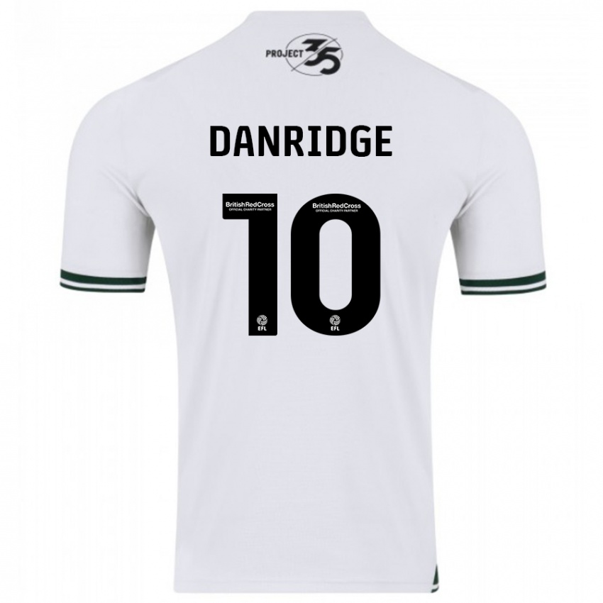 Gyermek Rebecca Danridge #10 Fehér Idegenbeli Jersey 2023/24 Mez Póló Ing