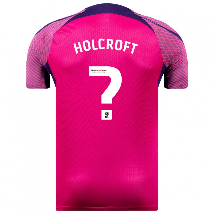 Gyermek Finlay Holcroft #0 Lila Idegenbeli Jersey 2023/24 Mez Póló Ing