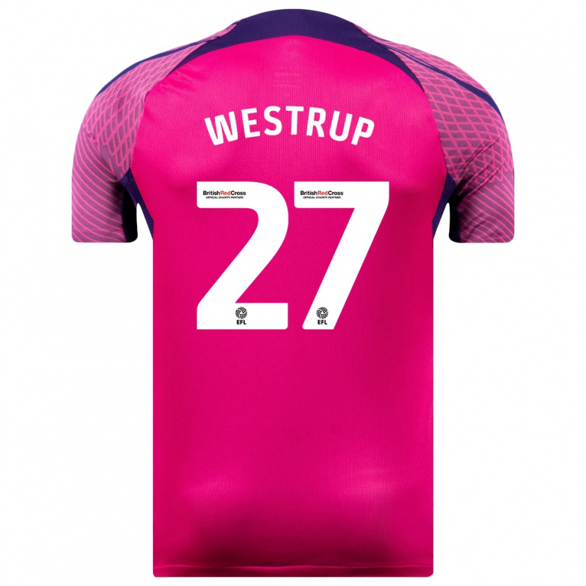 Gyermek Brianna Westrup #27 Lila Idegenbeli Jersey 2023/24 Mez Póló Ing