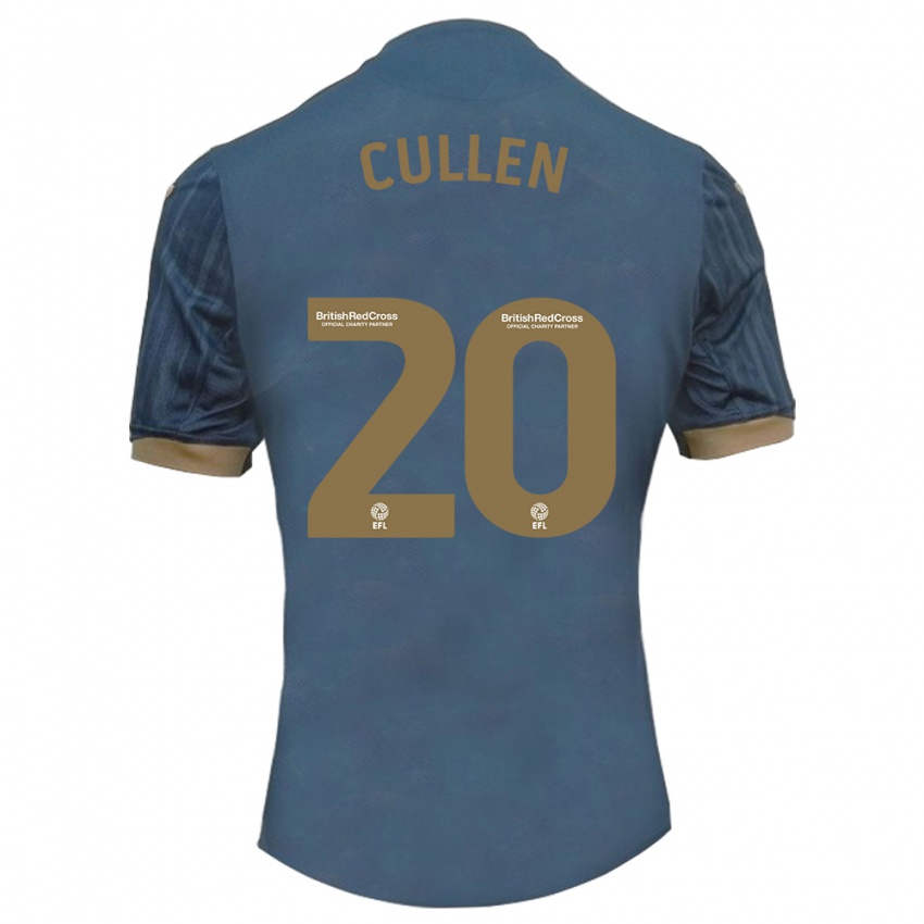 Gyermek Liam Cullen #20 Sötét Kékeszöld Idegenbeli Jersey 2023/24 Mez Póló Ing