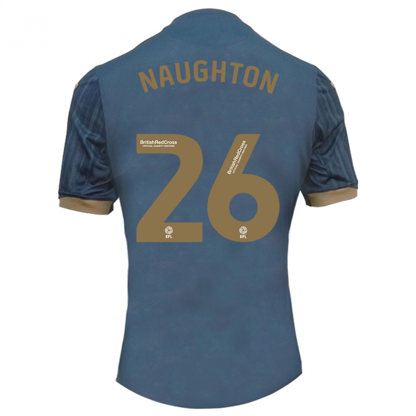 Gyermek Kyle Naughton #26 Sötét Kékeszöld Idegenbeli Jersey 2023/24 Mez Póló Ing