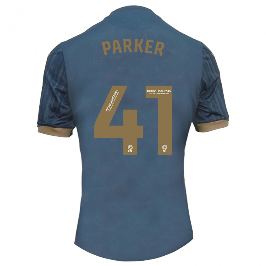 Gyermek Sam Parker #41 Sötét Kékeszöld Idegenbeli Jersey 2023/24 Mez Póló Ing