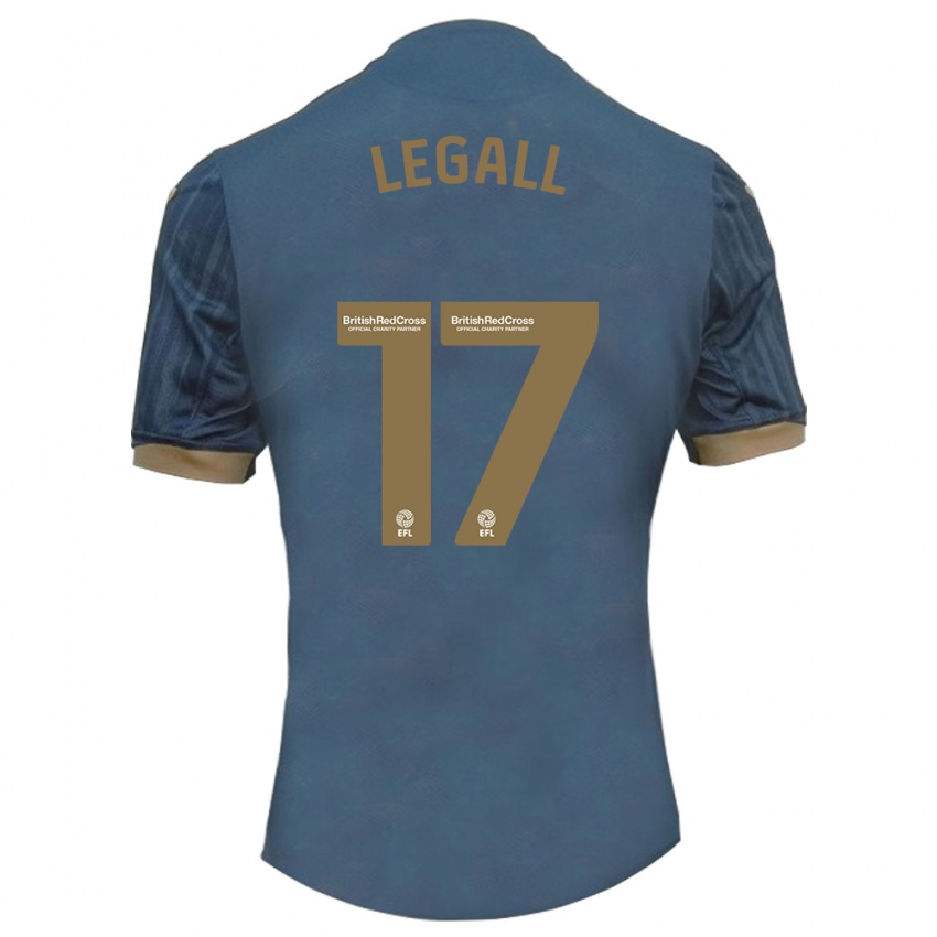 Gyermek Monet Legall #17 Sötét Kékeszöld Idegenbeli Jersey 2023/24 Mez Póló Ing