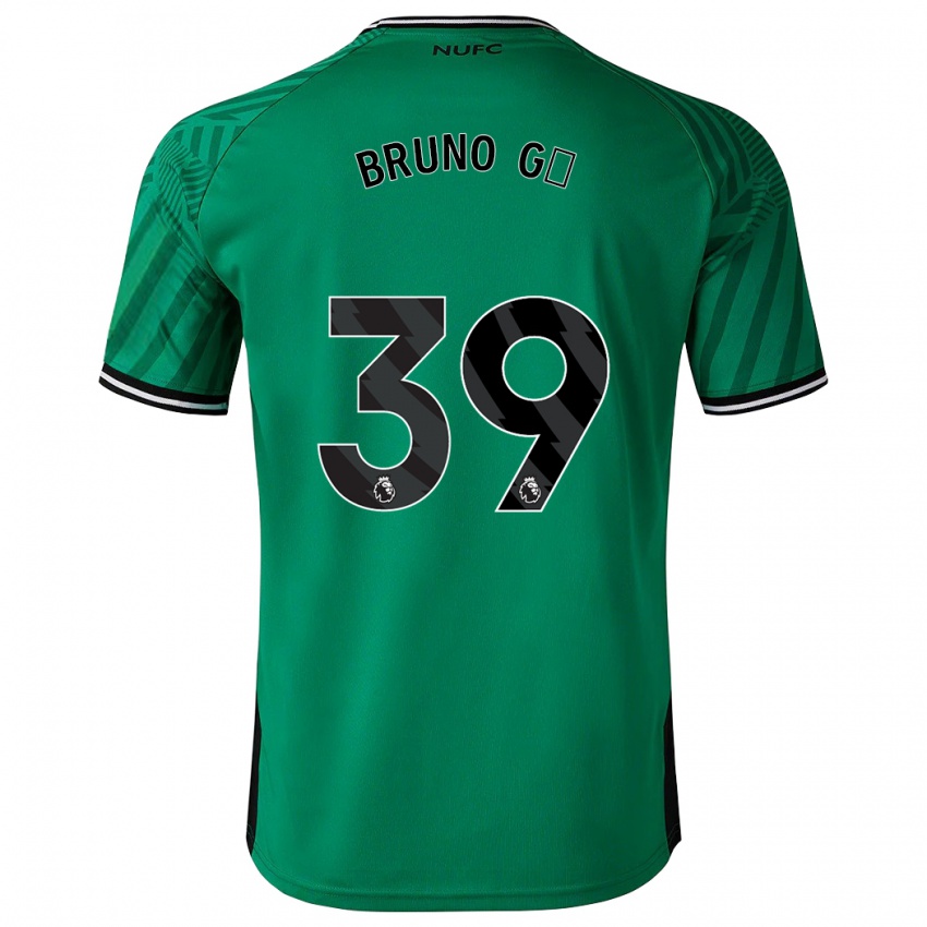 Gyermek Bruno Guimaraes #39 Zöld Idegenbeli Jersey 2023/24 Mez Póló Ing