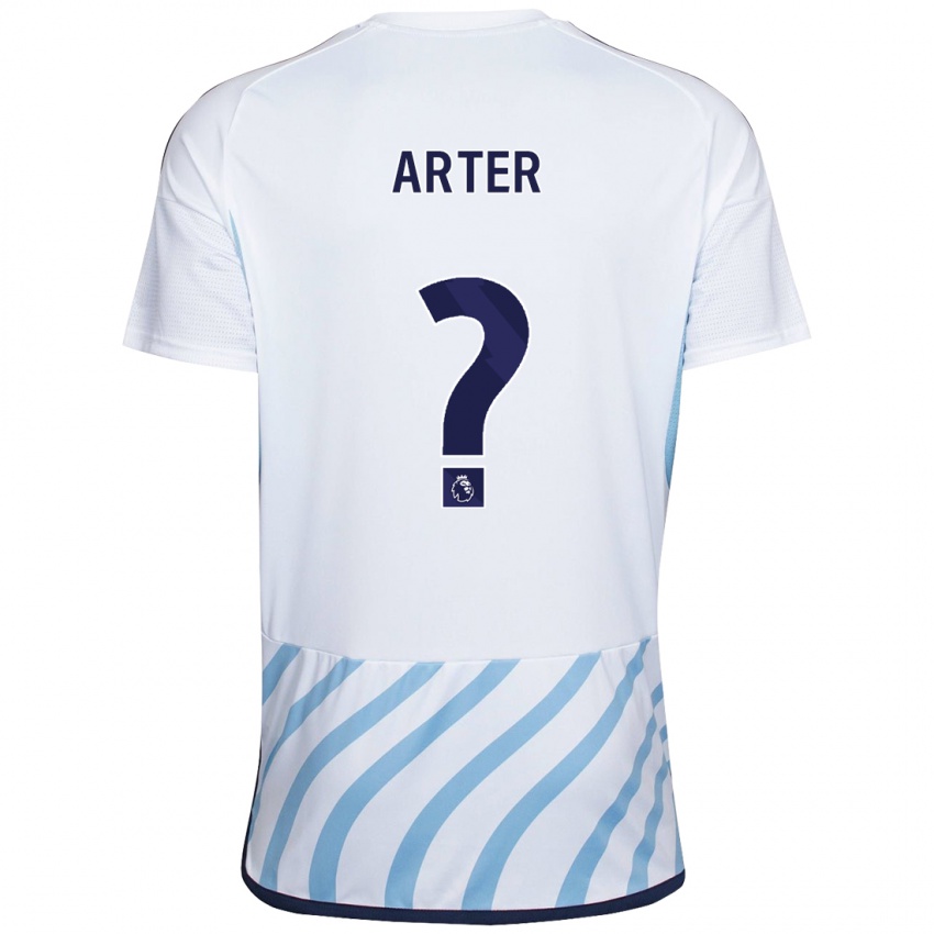 Gyermek Harry Arter #0 Fehér Kék Idegenbeli Jersey 2023/24 Mez Póló Ing