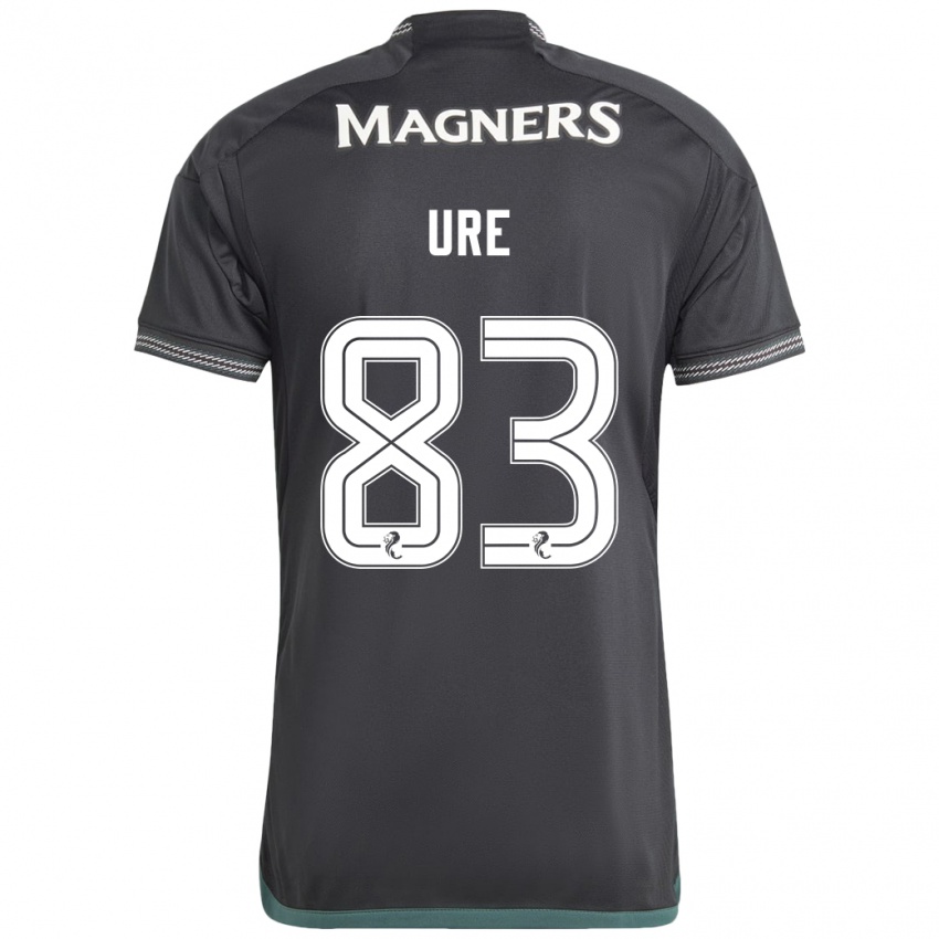 Gyermek Kyle Ure #83 Fekete Idegenbeli Jersey 2023/24 Mez Póló Ing