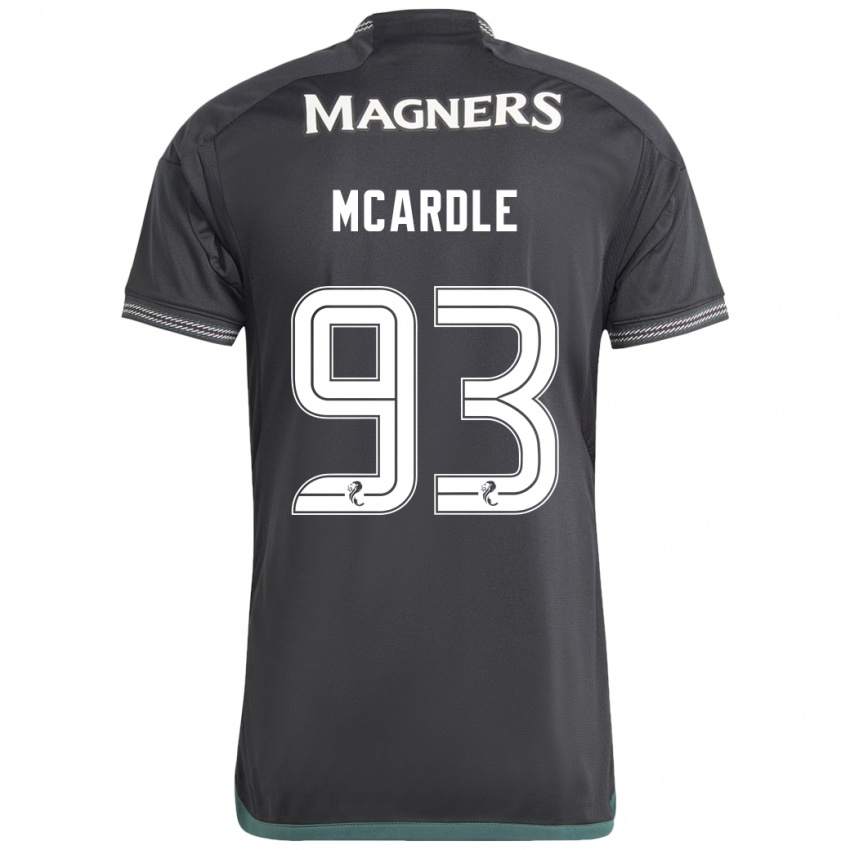 Gyermek Sean Mcardle #93 Fekete Idegenbeli Jersey 2023/24 Mez Póló Ing