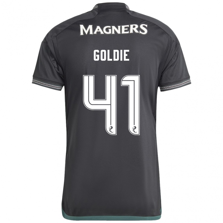 Gyermek Clare Goldie #41 Fekete Idegenbeli Jersey 2023/24 Mez Póló Ing