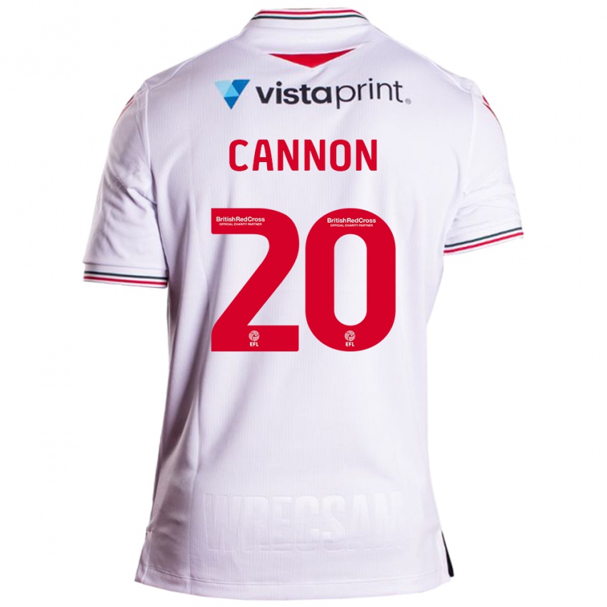 Gyermek Andy Cannon #20 Fehér Idegenbeli Jersey 2023/24 Mez Póló Ing