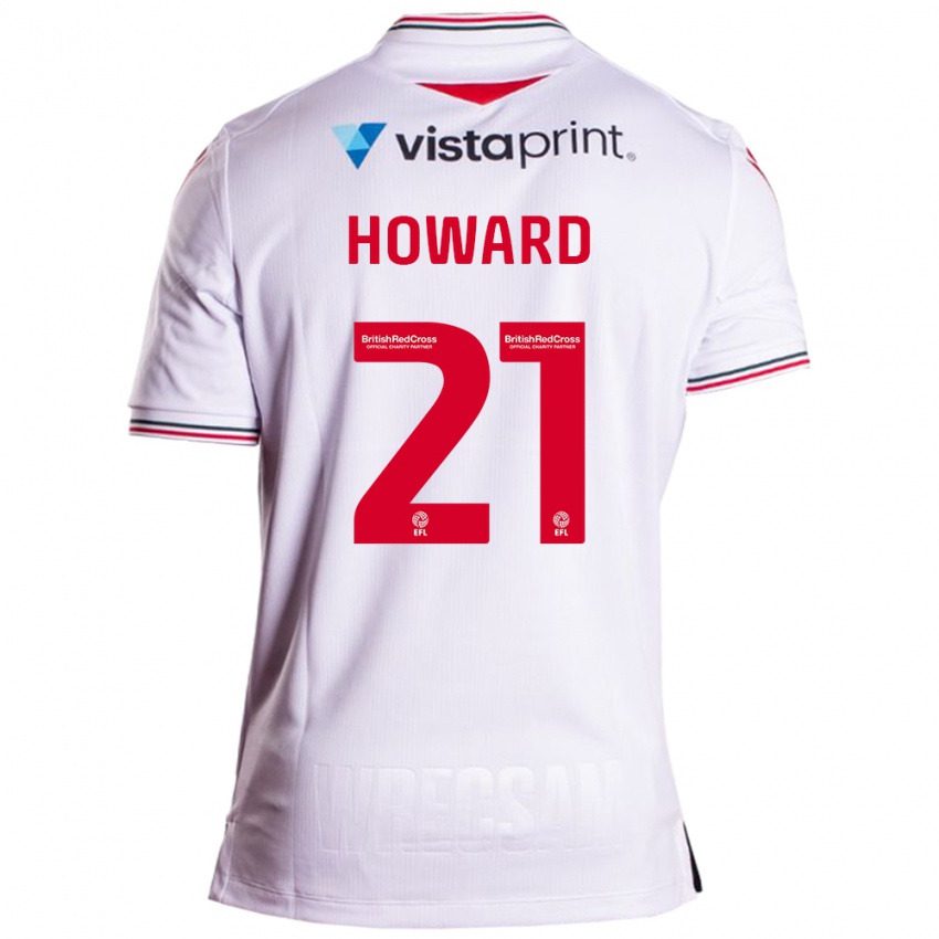 Gyermek Mark Howard #21 Fehér Idegenbeli Jersey 2023/24 Mez Póló Ing