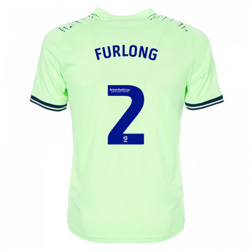 Gyermek Darnell Furlong #2 Haditengerészet Idegenbeli Jersey 2023/24 Mez Póló Ing