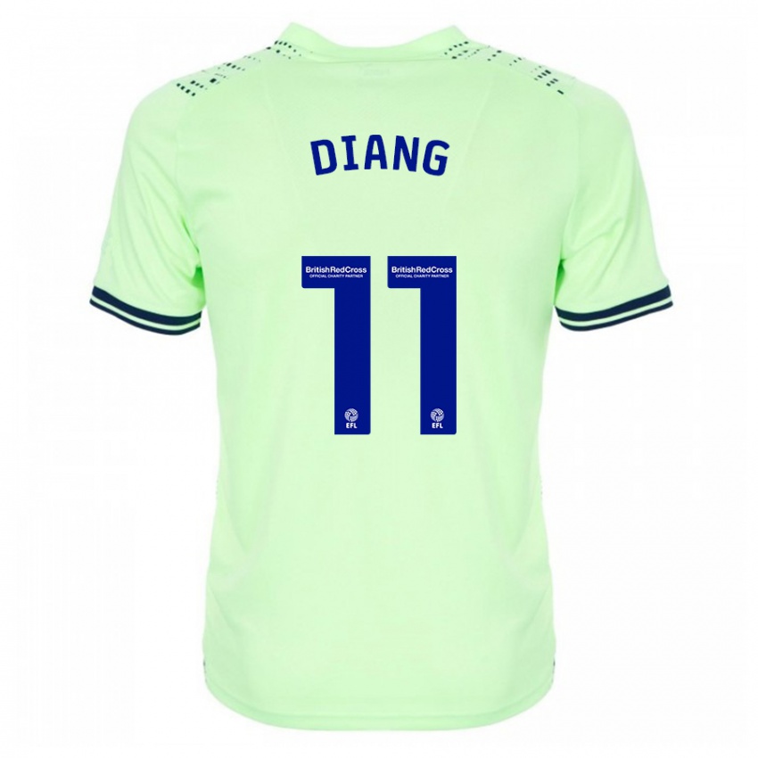 Gyermek Grady Diangana #11 Haditengerészet Idegenbeli Jersey 2023/24 Mez Póló Ing