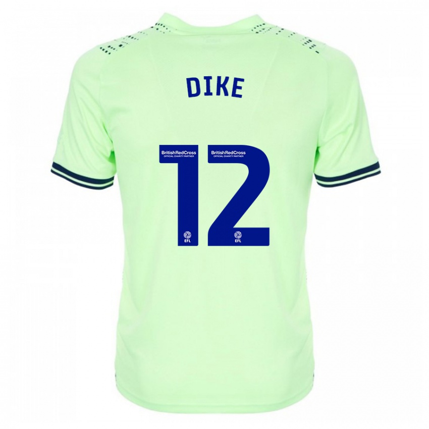 Gyermek Daryl Dike #12 Haditengerészet Idegenbeli Jersey 2023/24 Mez Póló Ing