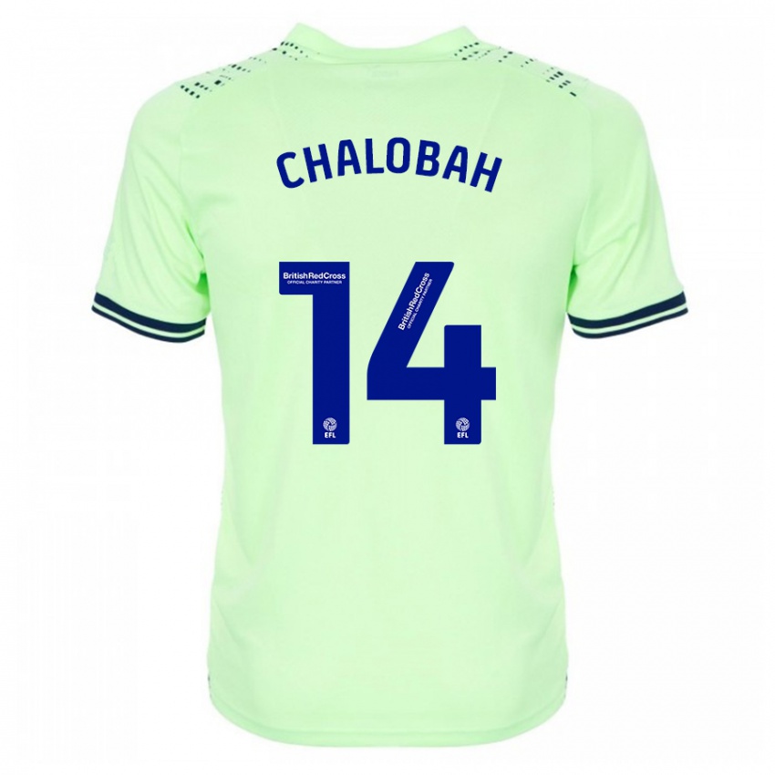 Gyermek Nathaniel Chalobah #14 Haditengerészet Idegenbeli Jersey 2023/24 Mez Póló Ing