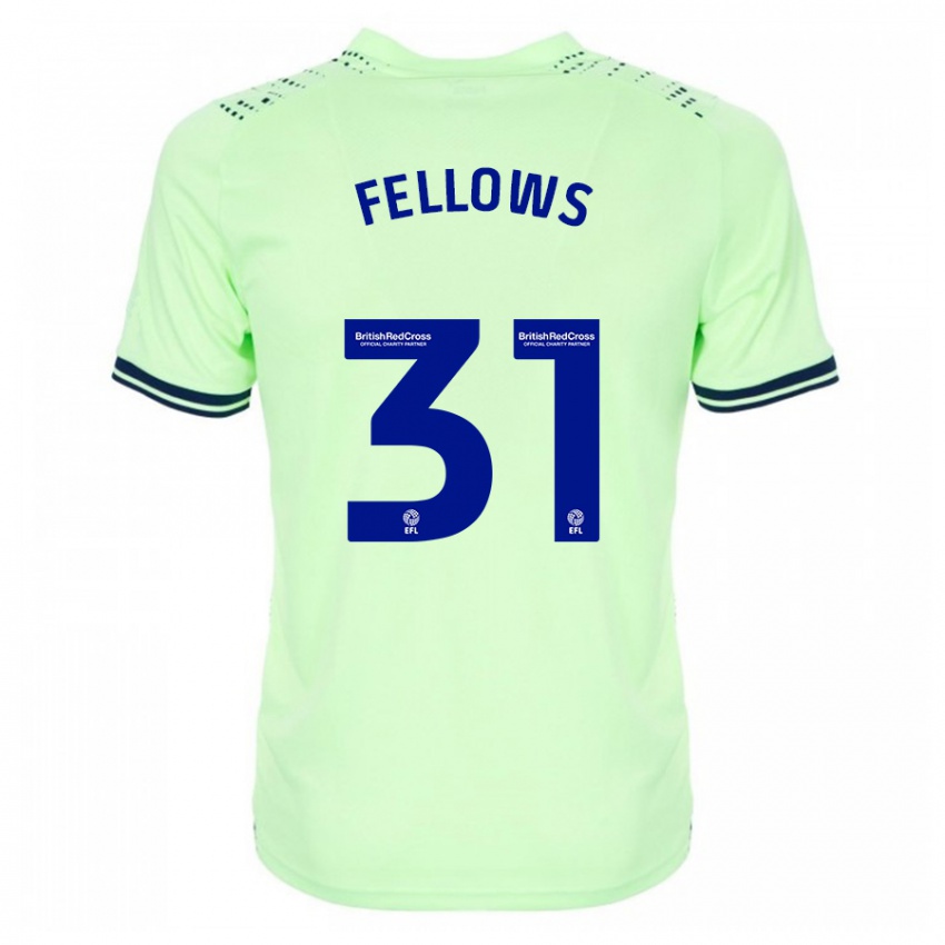 Gyermek Tom Fellows #31 Haditengerészet Idegenbeli Jersey 2023/24 Mez Póló Ing