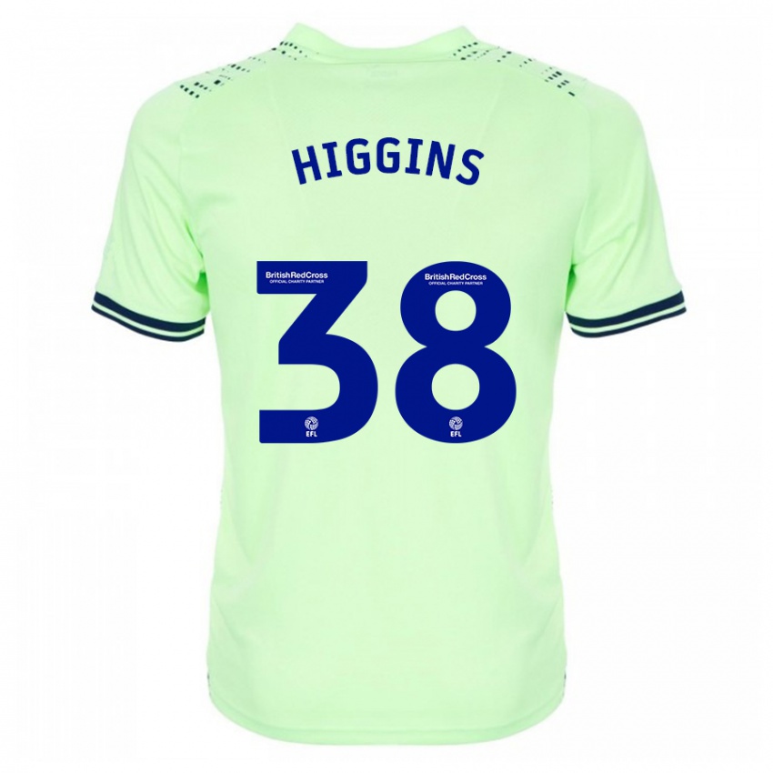 Gyermek Akeel Higgins #38 Haditengerészet Idegenbeli Jersey 2023/24 Mez Póló Ing