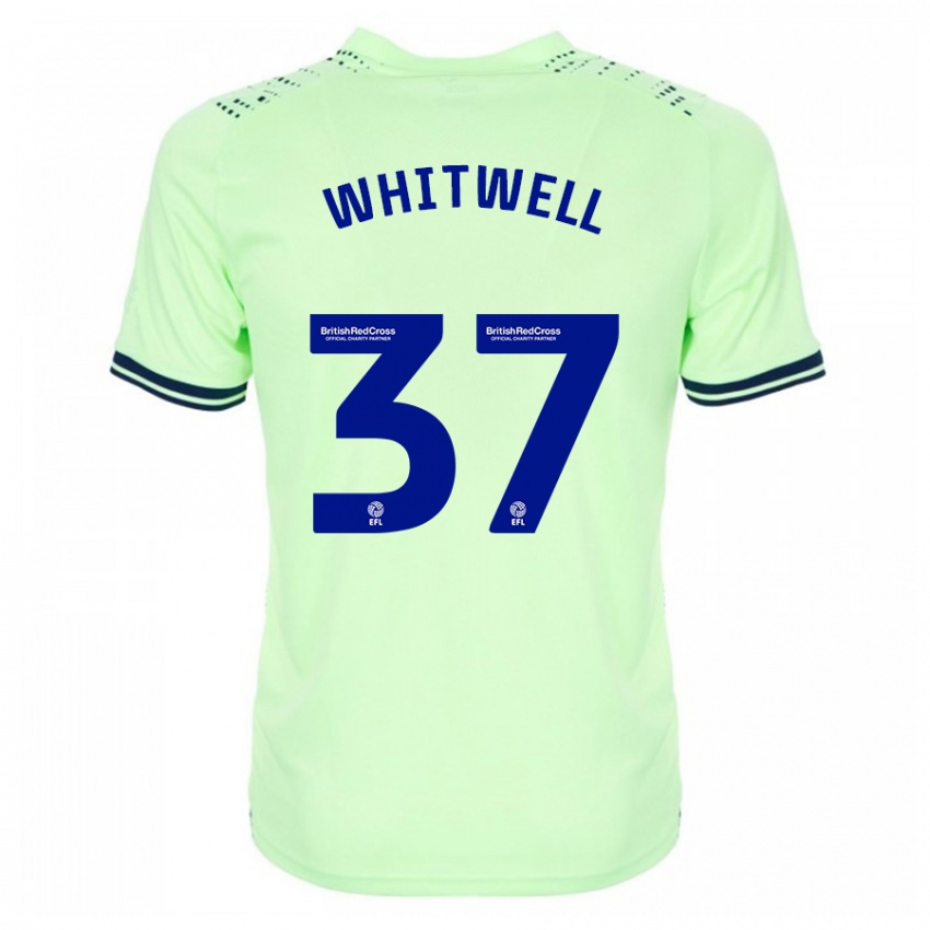 Gyermek Harry Whitwell #37 Haditengerészet Idegenbeli Jersey 2023/24 Mez Póló Ing