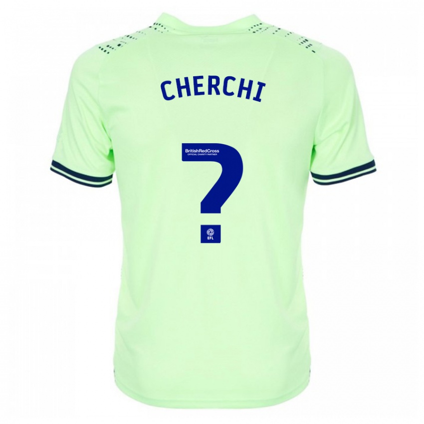 Gyermek Fran Cherchi #0 Haditengerészet Idegenbeli Jersey 2023/24 Mez Póló Ing