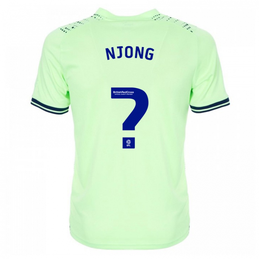 Gyermek Alessandro Njong #0 Haditengerészet Idegenbeli Jersey 2023/24 Mez Póló Ing