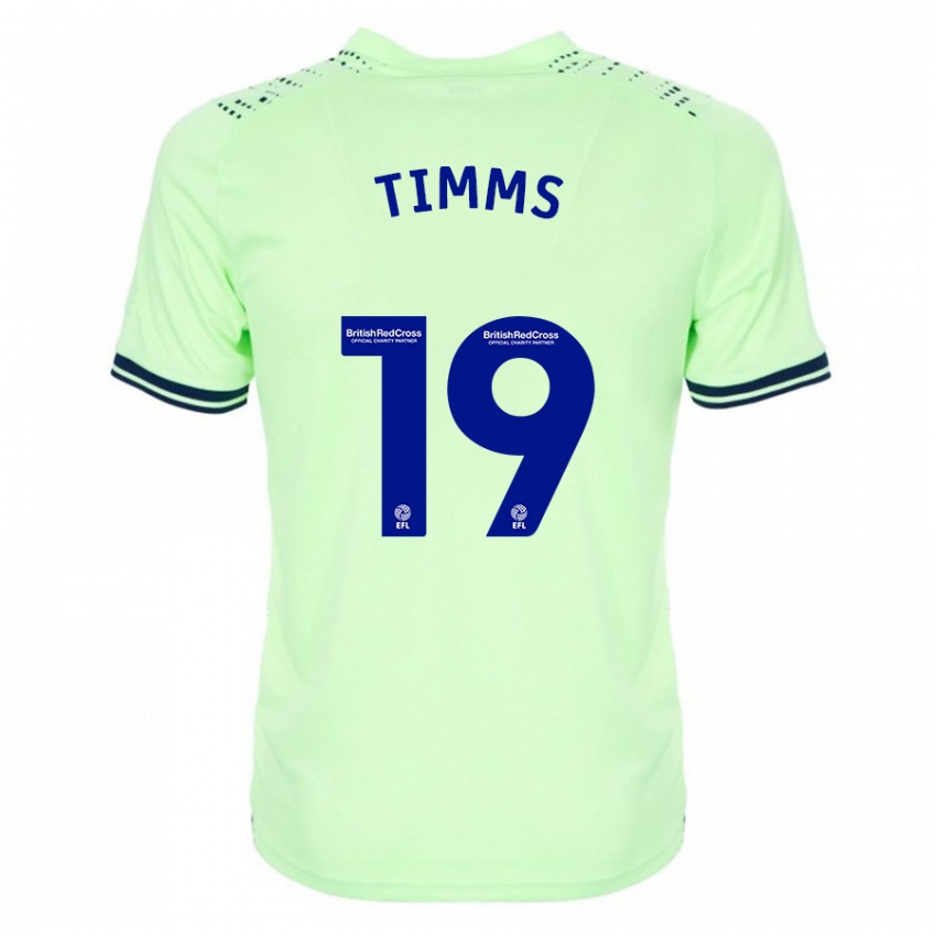 Gyermek Maria Timms #19 Haditengerészet Idegenbeli Jersey 2023/24 Mez Póló Ing