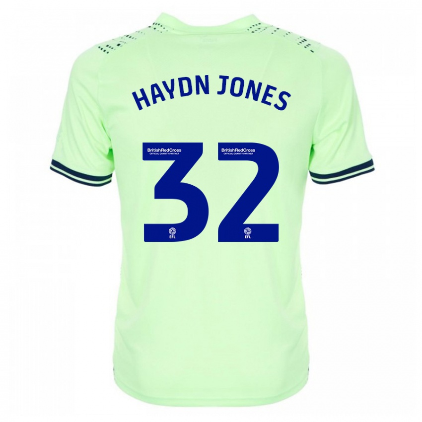 Gyermek Mackenzie Haydn-Jones #32 Haditengerészet Idegenbeli Jersey 2023/24 Mez Póló Ing