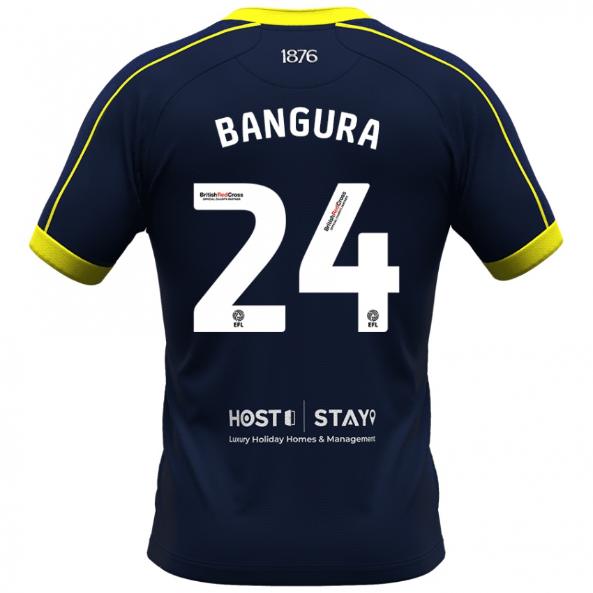 Gyermek Alex Bangura #24 Haditengerészet Idegenbeli Jersey 2023/24 Mez Póló Ing